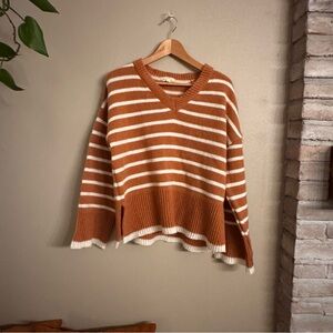 SHOP STEVIE Oversized Striped Sweater